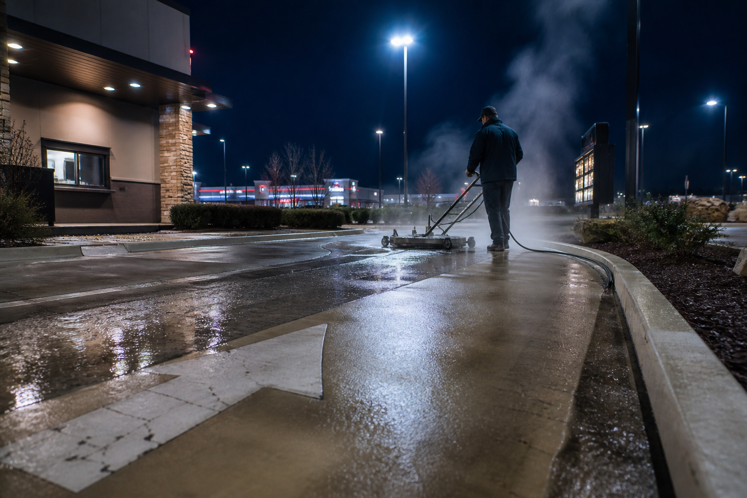 Drive-Thru & Parking Cleaning in Kansas City, MO