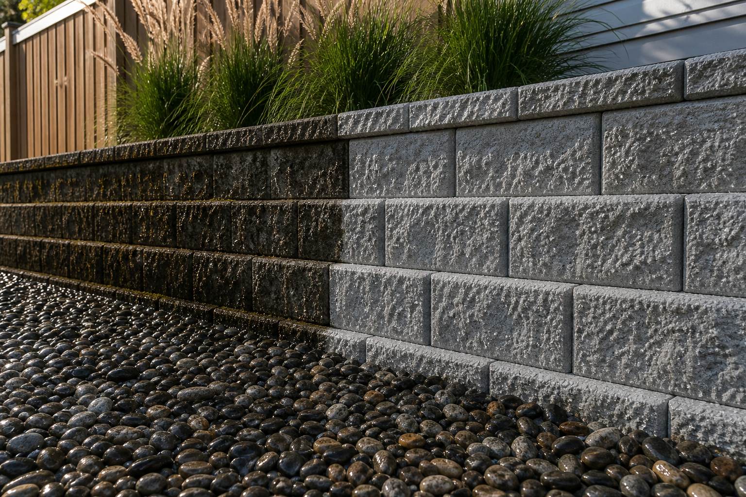 Landscaping Walls & Rock Cleaning in Kansas City, MO